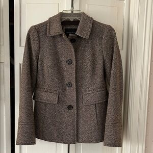 Banana Republic Wool Herringbone Blazer in Brown